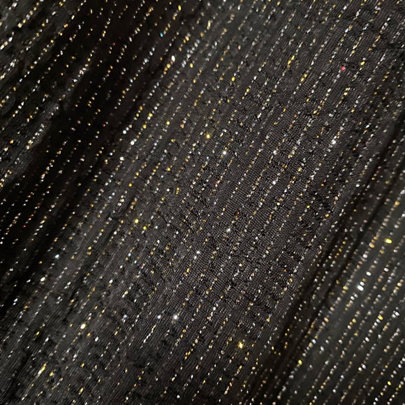 Black sparkle open back dress - Picture 3 of 6